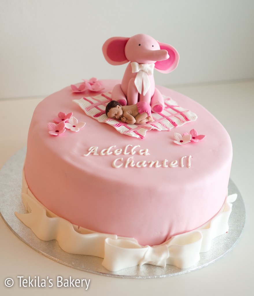 vaaleanpunainen elefantti kakku-1