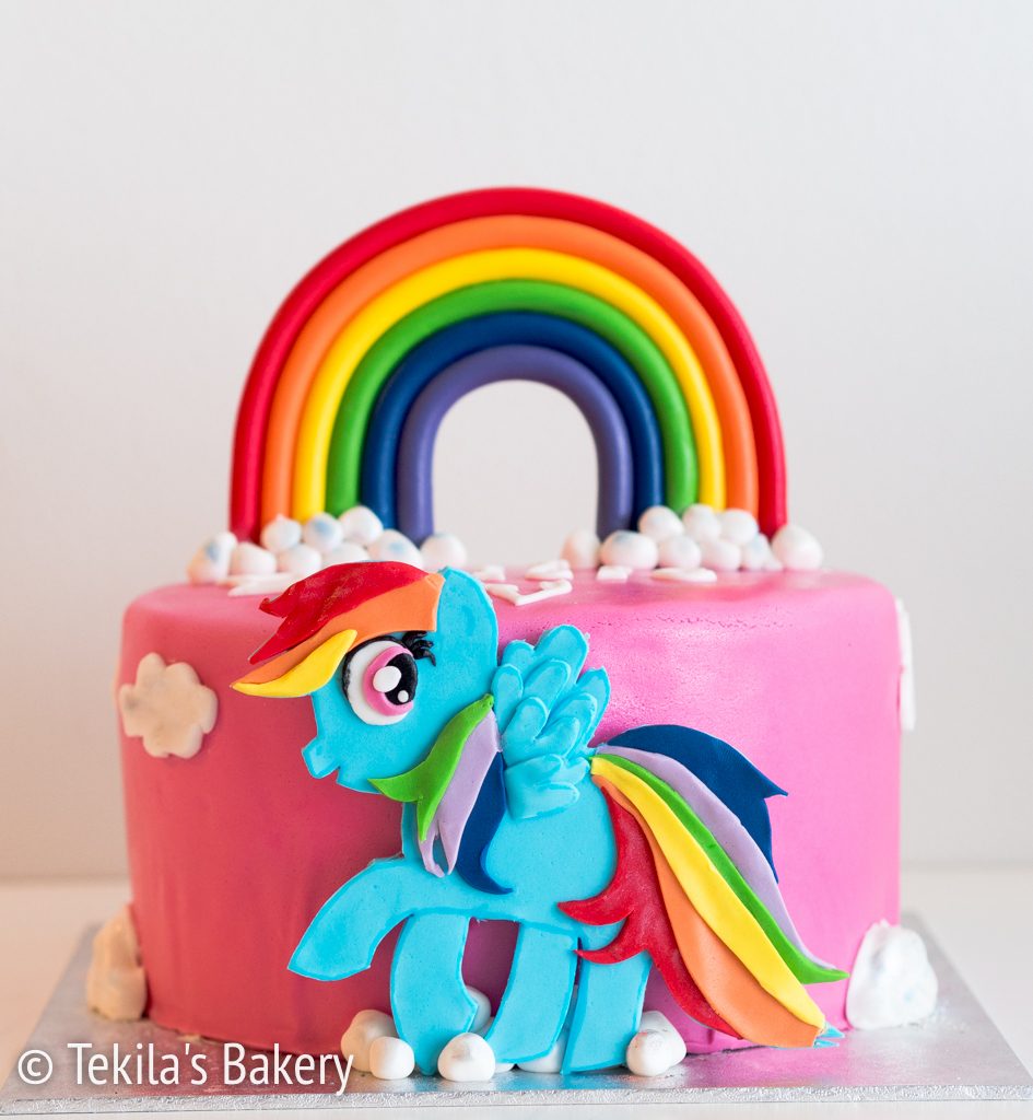 rainbow poney kakku-1