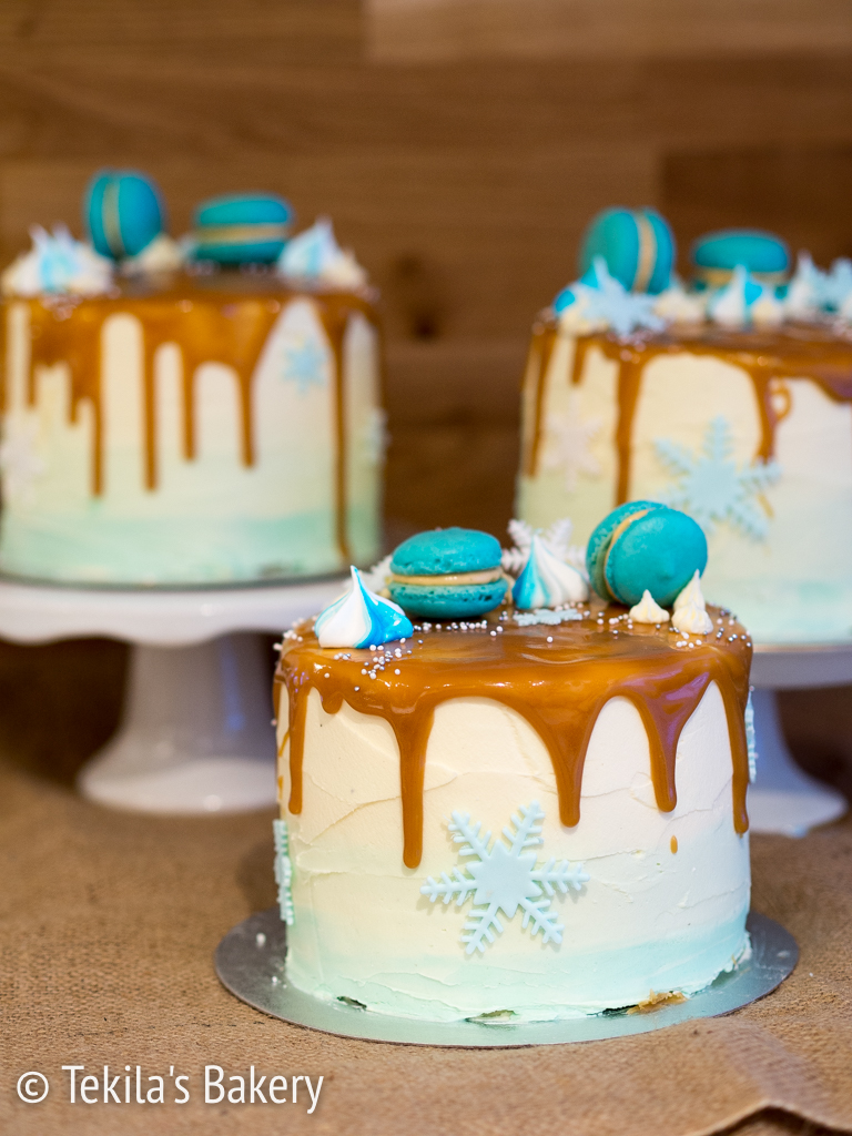 uuden vuoden drip cake