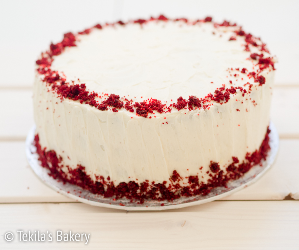 perinteinen red velvet cake